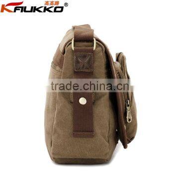 Concise Messenger Bag Laptop Messenger Bag Men Canvas Sling Bag Crossbody Satchel Bag photo-3