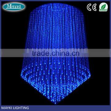 LED Crystal Fiber Optic Chandelier with color changing effect