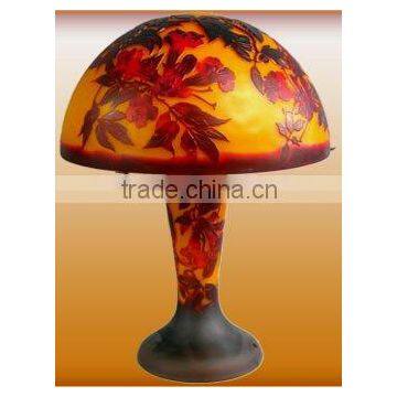 antique red glass lamps