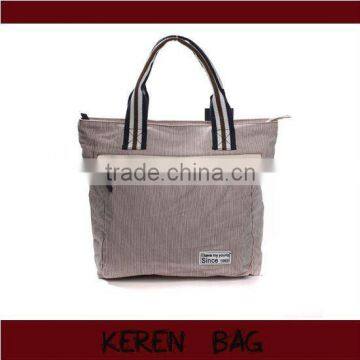 Stripe Fashion Canvas Lady handbag