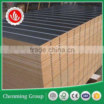 melamine slotted MDF panels