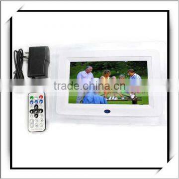 Wide Screen Acrylic HD 7 Inch Digital Photo Frame With Lighting Edge photo-6