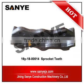 SD16 SD13 Shantui Bulldozer Sprocket Segment 16Y-18-00014