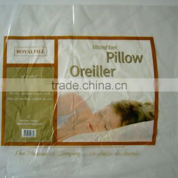 poly material pillow plastic bag with print