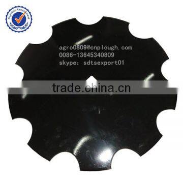 Disc Harrow disc blade for farm cultivator notched blade