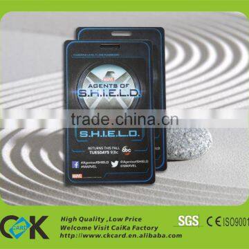 custom made id card standard size pvc luggage tag in china printing munufacturer