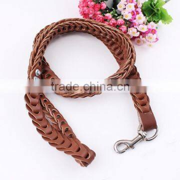 Real Leather Dog Leash for Big Dog ,dog Collars and Leash photo-4