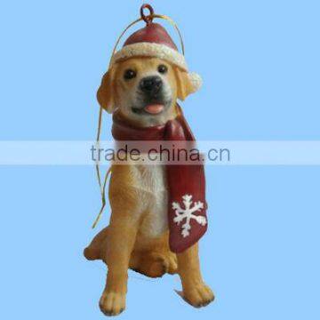 Hot Sell Labrador Resin Dog Ornament