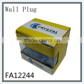 8mm good quality Plastic Wall Plug in color box