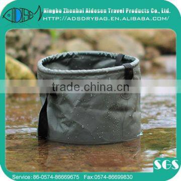 Fashion multi-color high quality eco-friendly plastic fishing folding bucket