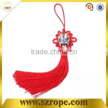 Chinese characteristics tassel with faces