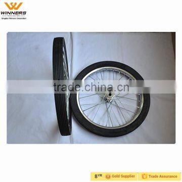 wire spokes solid rubber 20 inch horse cart wheels