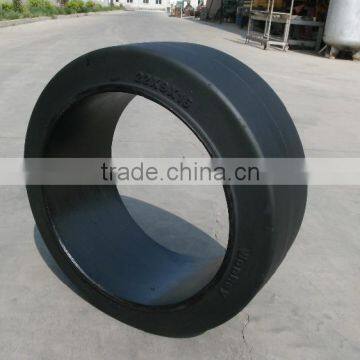 Cheap Warehouse or Airport Trailers Parts Press on Solid Tire 22x9x16 18x7x121/8 21x8x15 28x12x22 photo-5