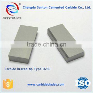 Type D2 Tungsten Carbide Brazed Tips/welding Insert/cemented Brazed Tips photo-6
