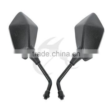 Universal 10mm Left Right Side Black Rear View Mirror For Honda Kawasaki Suzuki photo-3