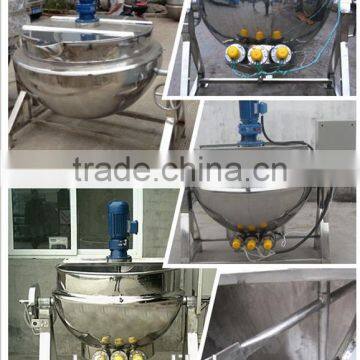 Tilting Type Double Steam Jacketed Kettle With Agitator photo-3