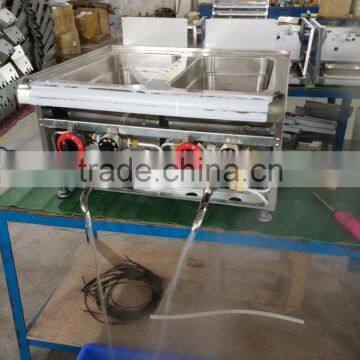 Gas Temperature-controlled Fryer 2-tanks & 2-basket Gas Fryers GF-72A photo-2