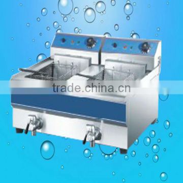 Hot Sale 2-tank 2-basket Electric Chicken Fryer Machine(ZQW-102V)