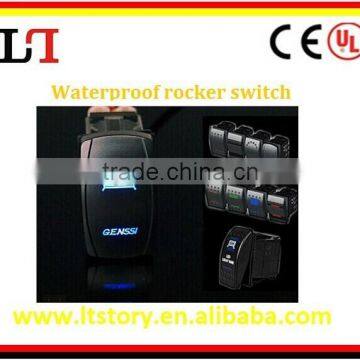 Marine waterproof led SPST/DPST rocker switch