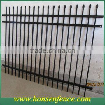 Hot sales Black coated Metal Ornamental Fence