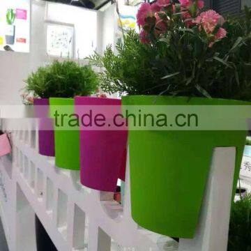 2015 new virgin pp plastic decorative garden decoration balcony flower pot