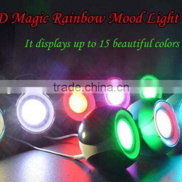 15 color change LED mood light with remote control