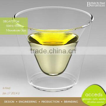 Handcrafted Made-By-Hand Glass Beer Mugs Without Handles photo-6