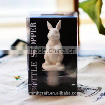 Creative Design Cute Animal Rabbit Deer Wine Bottle Stopper photo-5
