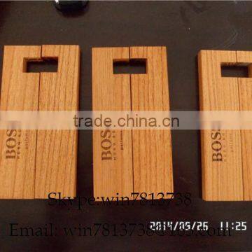 Wood Stand With Logo Desktop Support Holder Creative Wood Stand Base For Ipad photo-4