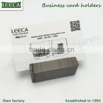 Stone rock marble business card holders promotional gifts for man