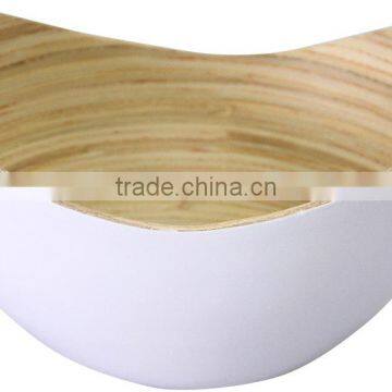 Spun Bamboo Salad Bowls, Lacquered Bamboo Salad Bowls photo-3