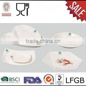 Hotel Use Melamine Dinner Set,melamine White Plates and Bowls