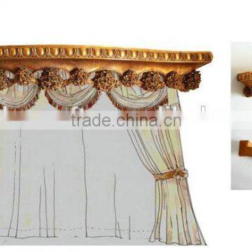 MW-3325-01 Art Curtain Support with flowers for decoration