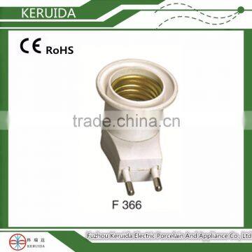 E27 Lamp Socket With Switch / European Standard Plugs With Lampholder photo-2