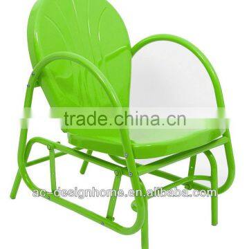 LIME GREEN RETRO METAL TULIP SINGLE GLIDER