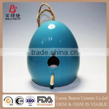 High Quality Ceramic Bird Feeder for Hanging Decor photo-3