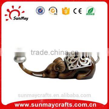 Wholesale Custom Cheap Polyresin Thailand Elephant Candle for Sale photo-2