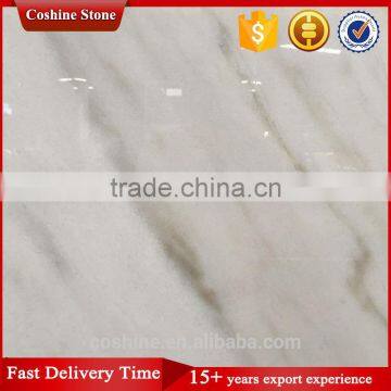 Polished carara white marble natural stone slab