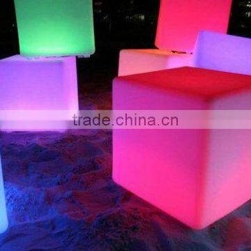 High quality rechargeable color changing led cube