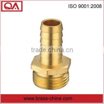 Brass barb for garden irrigation