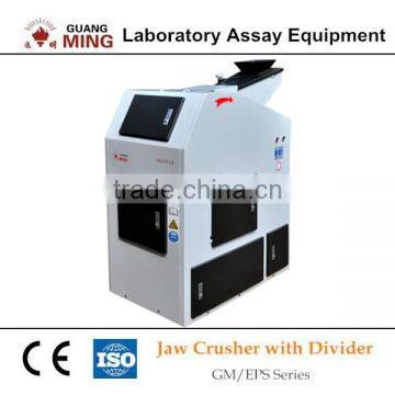 laboratory mini multifunctional jaw crushing plant with divider, ore processing machine