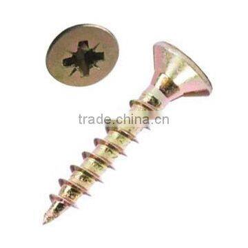 Yellow Zinc Coated Chipboard Screws in Guangzhou photo-2