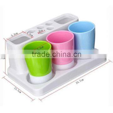 Plastic Tooth Brushes Organizer , Bathroom Storage Rack , Toothbrush Toothpaste Stand Holder , photo-2