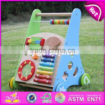 Оптовая продажа лучших по дизайну многофункциональных деревянных детских ходунков для детей W08J001 photo-6