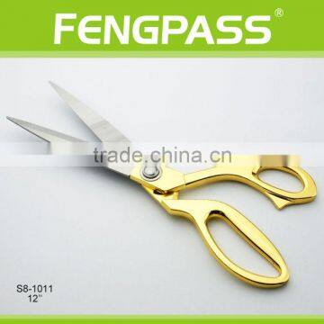 S8-1011 12 Inch Stainless Steel Blades With Zinc Alloy Handle Scissors For Cutting Fabric photo-2
