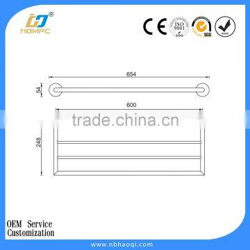 Single Zinc Towel Bar for Bathroom photo-2