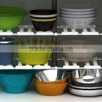 2 Tier Expandable Adjustable Under Sink Shelf Storage Shelves Kitchen Organizer