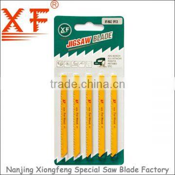 single blister packing 5pcs HCSmakita jig saw blade tool set---XF-MA2 5PCS