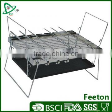 Grill rack with 6pcs skewer set