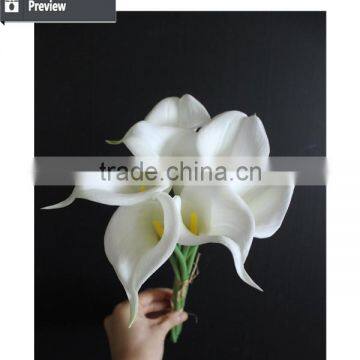 Hot Sale Real Touch Ribbon Flower Calla Lily photo-2